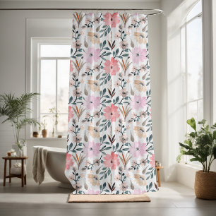 Hübsch floral dekorativ auffällig duschvorhang