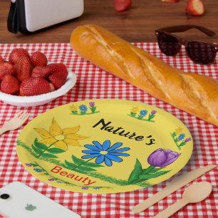 Hübsch Garden Blume Tulip Sonnenblume Pappteller