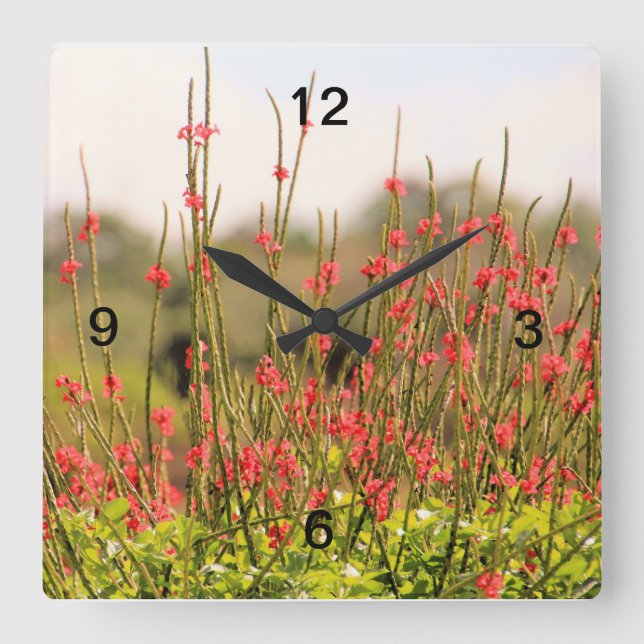 Hübsch Garden Blume Uhr (Vorderseite)