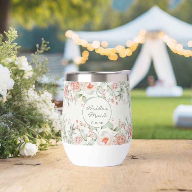 Hübsch Garden Coral Floral Bridesmaid (Hochzeit)