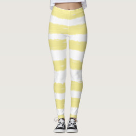 Hübsch-Gelbe Streifen Leggings