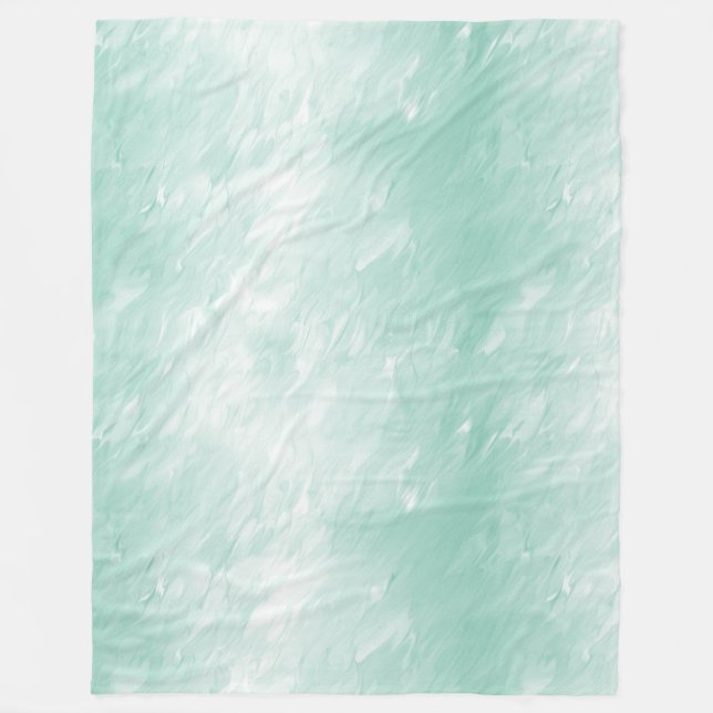 Hübsch Girly Mint Fleecedecke (Vorderseite)