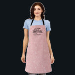 Hübsch Girly Pink Glitzer Artist Schürze<br><div class="desc">Diese niedlichen rosa Glitzer Schürze haben ein schwarzes Typografie-Design,  das auf einem rosa Glitzer-Hintergrund "die fabelhaften Skizzen von... " steht. Passen Sie die Schürze mit dem Namen Ihrer Wahl an. So viel Spaß für einen Mädchenkünstler. Entworfen für Sie von BlackBerry Boulevard.</div>