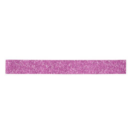 Hübsch Girly Pink Glitzer Sparkle Satinband