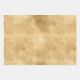 Hübsch Glam Gold Streifen Geschenkpapier Set