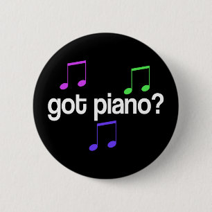 Hübsch got Klavier-Musical-Geschenk Button
