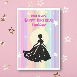 Hübsch! Growing Girl Happy Birthday Grußkarte Karte