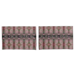 Hübsch Happy Heart Pink Kissen Case Set Kissenbezug