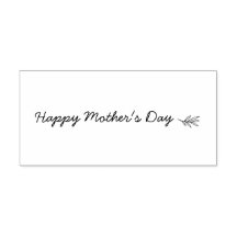 Hübsch Happy Mother's Day Script botanisch