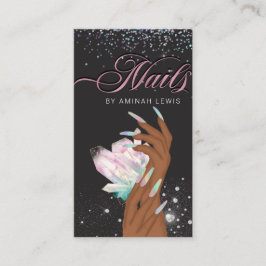 Hübsch Holographic Crystal Glitzer Nails Visitenkarte