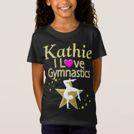 HÜBSCH I LIEBE GYMNASTICS PERSONALISIERTES SHIRT