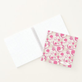 Hübsch im Pink Passementerie Bullet Journal Notizbuch