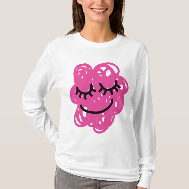 Hübsch im Rosa T-Shirt (Vorderseite)