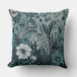 Hübsch in Blue Throw Kissen