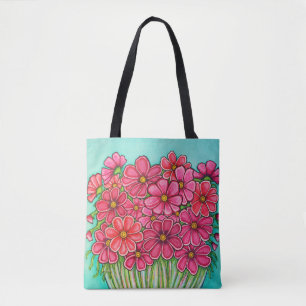 Hübsch in der rosa Kosmos Tote Tasche von Lisa Lor
