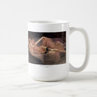 "HÜBSCH IN DER ROSA "Pinupmädchen-Kaffee-Tasse Kaffeetasse