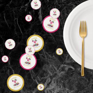 Hübsch in Pink 30. Geburtstagsfeier Konfetti