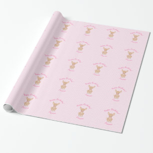 Hübsch in Pink Chihuahua Geschenkpapier