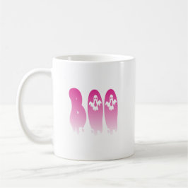 Hübsch in Pink: Dein geiles Halloween 'Boo' Kaffeetasse