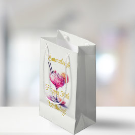 Hübsch in Pink Theme Cocktail 30. Geburtstag Kleine Geschenktüte