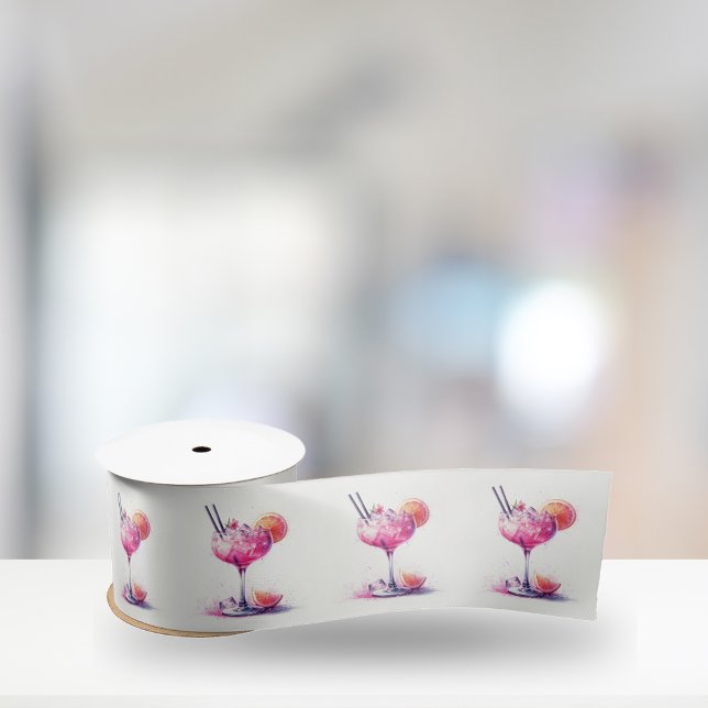 Hübsch in Pink Theme Cocktail Satinband (Von Creator hochgeladen)