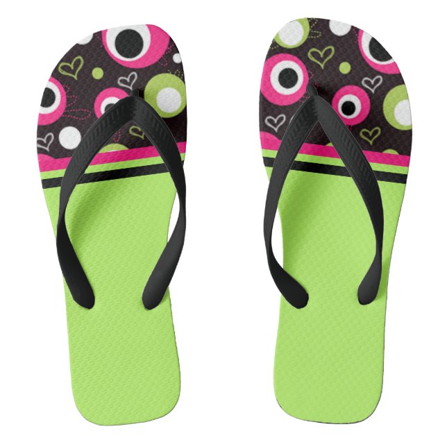 Hübsch in Polka Dots Collection - Flip Flops (Fußbett)