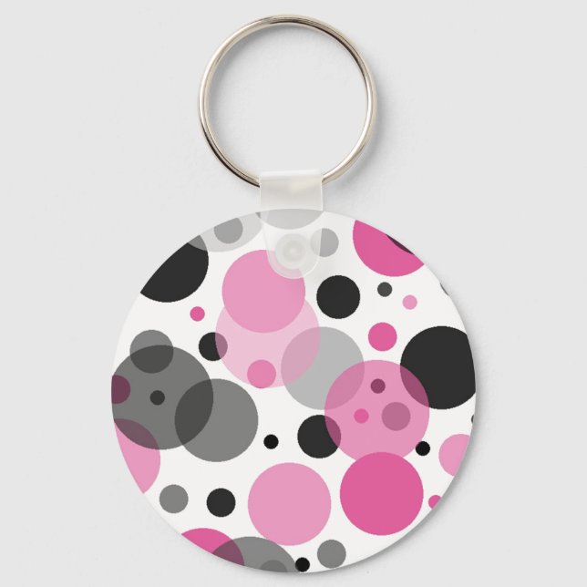 Hübsch in Polka dots Collection- Schlüsselanhänger (Vorderseite)
