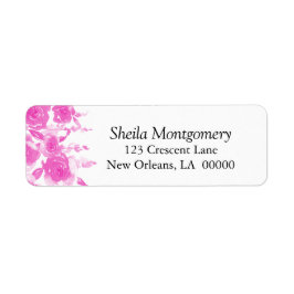 Hübsch in rosa Aquarellfarben Rose