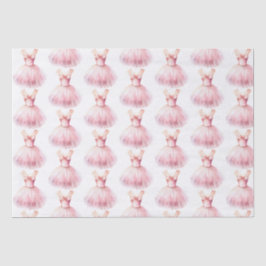 Hübsch in rosa Ballettkleid Seidenpapier