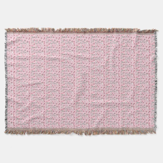 Hübsch in Rosa: Blushing Blutes Blanket Decke (Vorderseite)