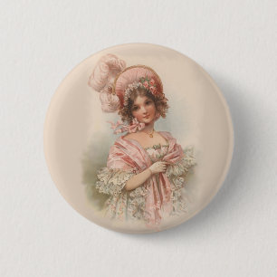 Hübsch in rosa button