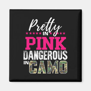 Hübsch in Rosa, gefährlich in Camouflage, Jagdmädc Magnet