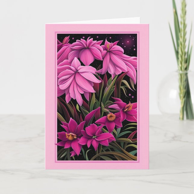 Hübsch in rosa karte (Vorderseite)