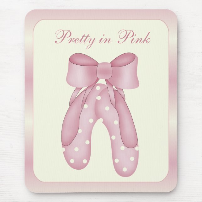 Hübsch in rosa Mousepad (Vorne)