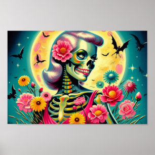 Hübsch in rosa Plakatdruck Poster