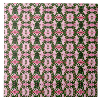 Hübsch in Rosa und Grün Fliese