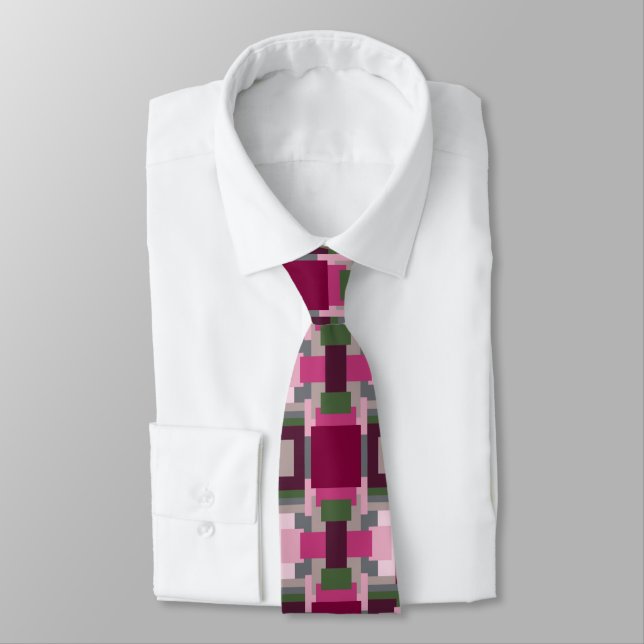 Hübsch in rosa und grün krawatte (Gebunden)