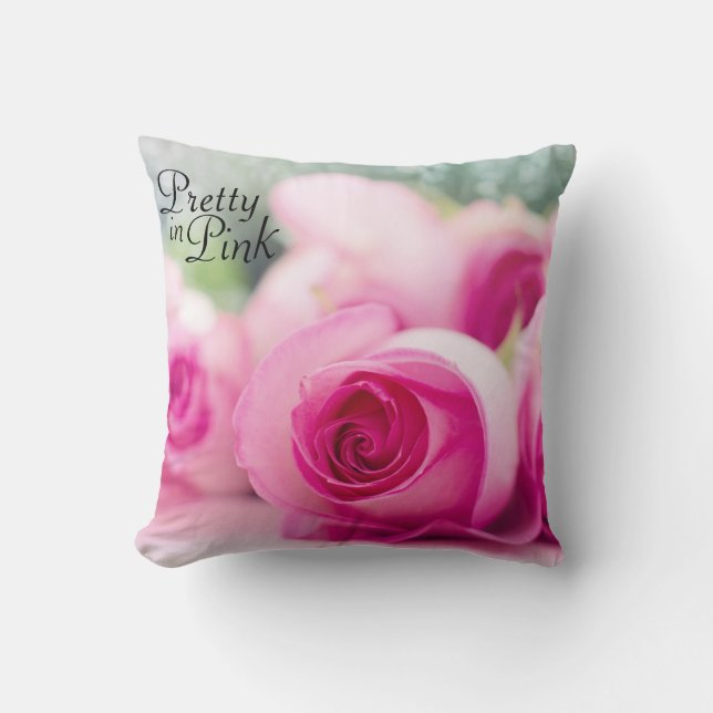 Hübsch in Rosen Kissen (Vorderseite)
