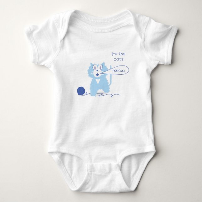 Hübsch Kitty Baby Strampler (Vorderseite)