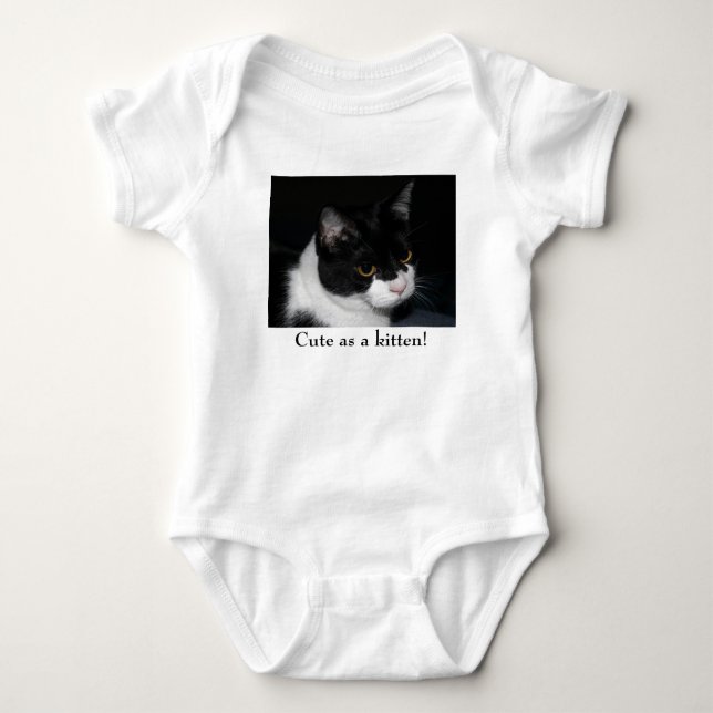 Hübsch Kitty Säugling Strampler (Vorderseite)