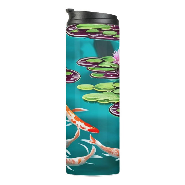 Hübsch Koi Pond Thermosbecher (Nach rechts gedreht)