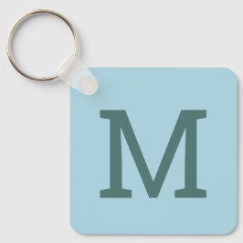 Hübsch leichter blauer Monogram, erster Schlüssela Schlüsselanhänger