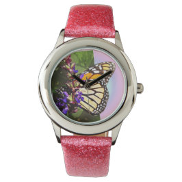 Hübsch Lil' Butterfly - Glitzer Watch Armbanduhr