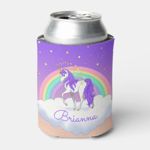 Hübsch Lila süße Träume Regenbogen Einhorn Dosenkühler
