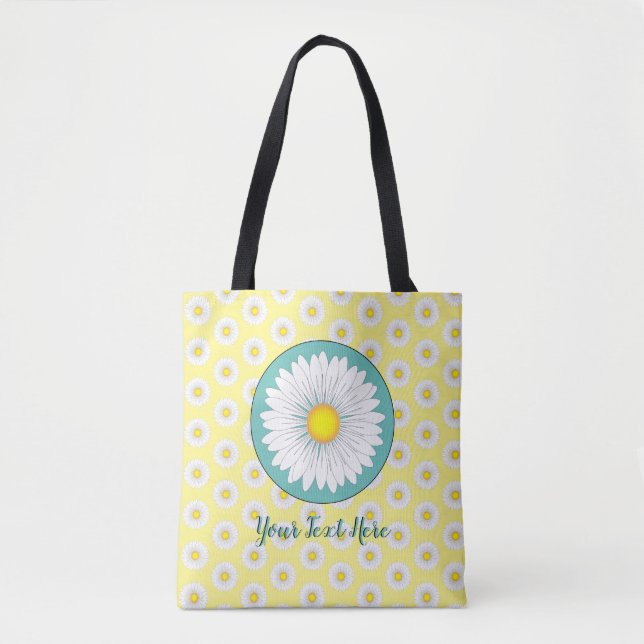 Hübsch Little Daisies - Gelb Tasche (Vorderseite)