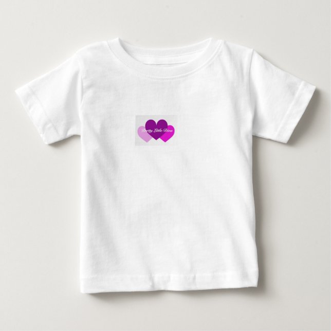 Hübsch Little Diva Baby T-shirt (Vorderseite)