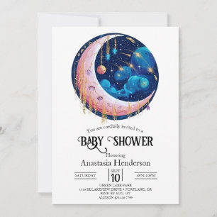 Hübsch Little Stars Baby Dusche Einladung