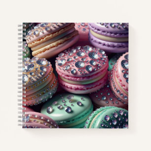 Hübsch Macaron Bling Notizbuch