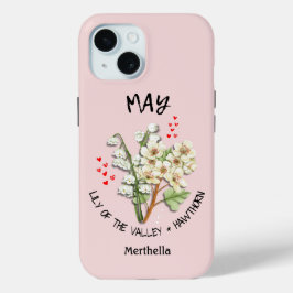 Hübsch MAI Geburtstag Monat Blume Individuelle Nam Case-Mate iPhone Hülle