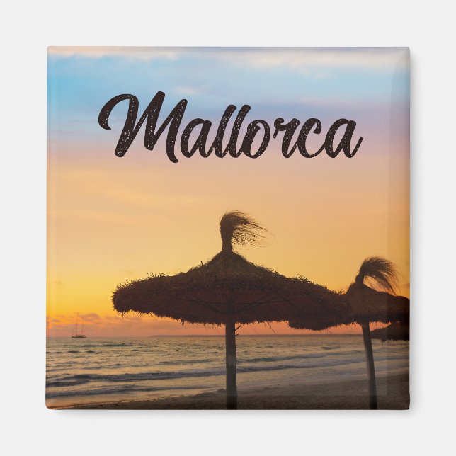 Hübsch Mallorca Sunset Magnet (Vorne)